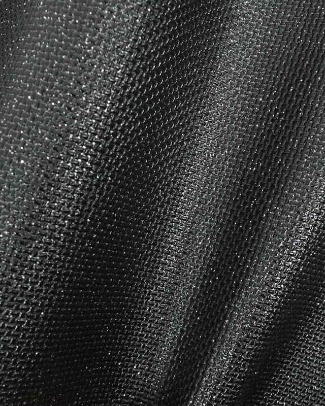 Simili Cuir Lurex Noir - Bambino - Maison Klem